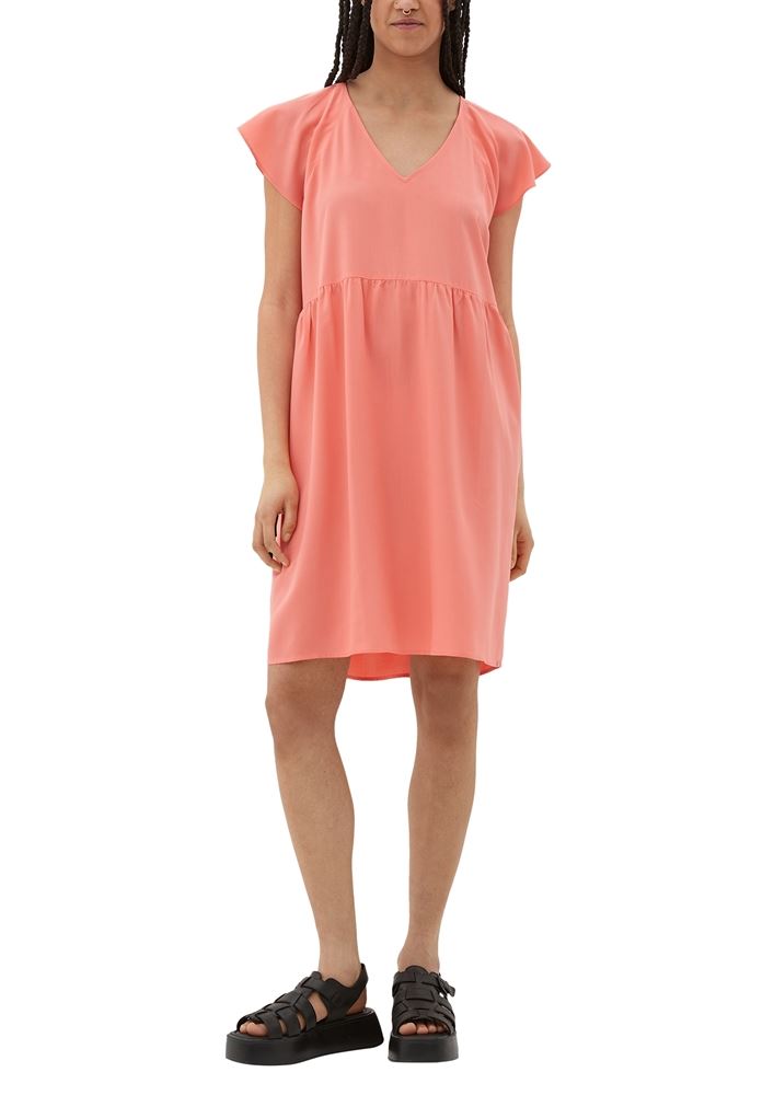 QS designed by Kurzes Kleid aus Viskose S13 2130780 