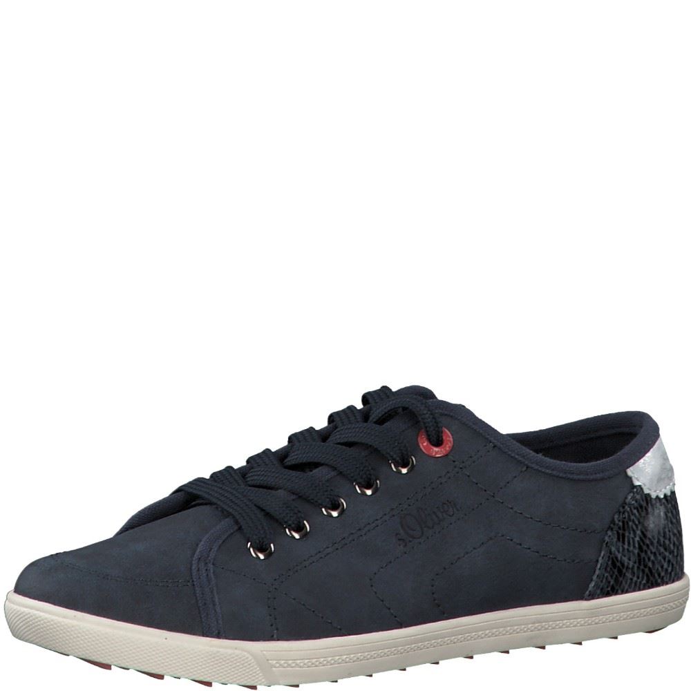 s.Oliver Sneaker Schnürer blau  5-5-23631-24 