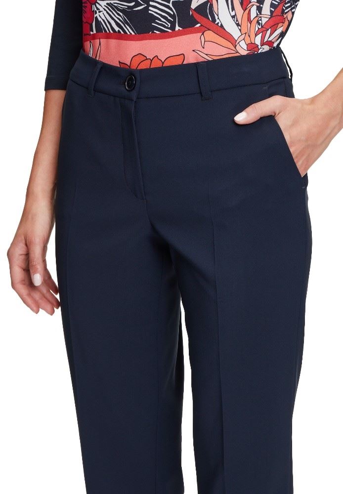 Betty Barclay Hose Businesshose Regular Fit Mid Waist blau S12 65331080 36 | 8345 Dark Sky | 