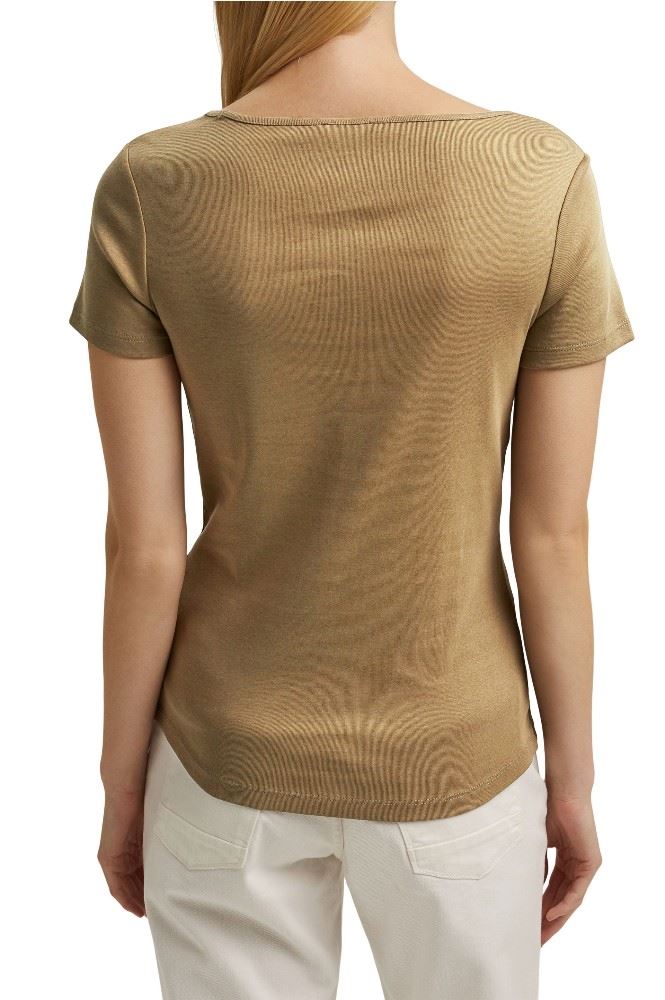 EDC Basic T- Shirt V-Neck 041CC1K305 XL | C345 LIGHT KHAK | 