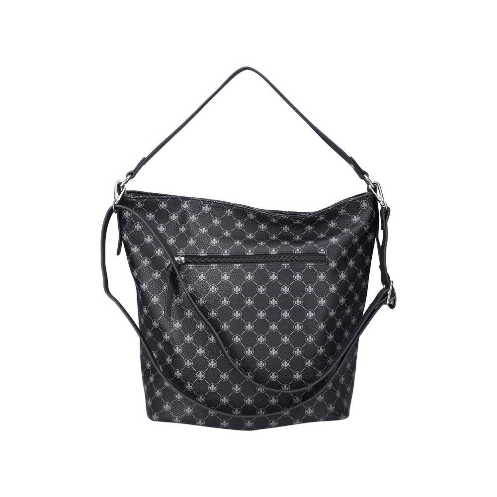Rieker Handtasche Shopper allover-Logoprint schwarz S22 H1450-00 