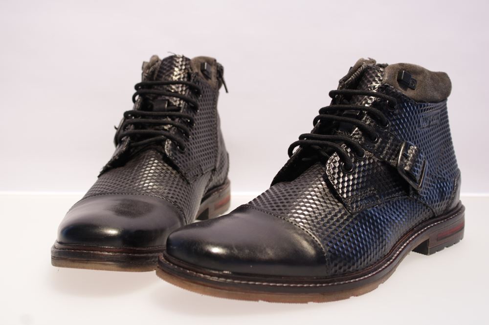 bugatti Schnürstiefelette schwarz 311-60230-100 