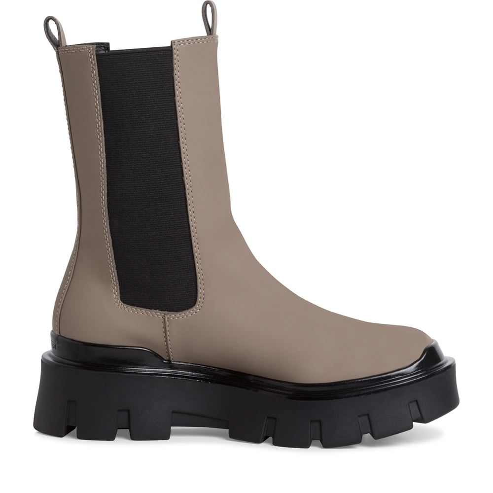 Tamaris Chelsea Boot derbe Sohle TOUCHit Fußbett grau S22 1-1-25904-29 38 | 341 TAUPE | 