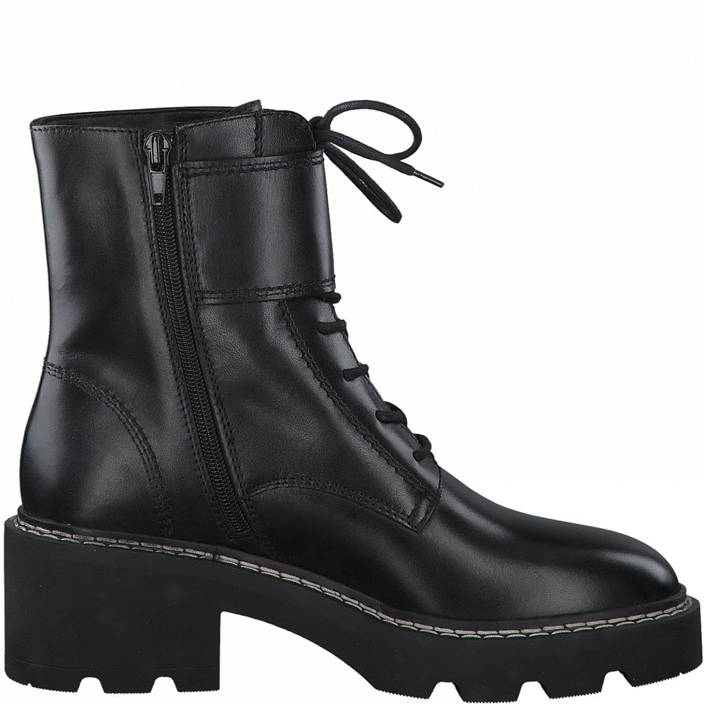 Tamaris Stiefelette Schließe Leder schwarz S21  1-1-25271-27 41 | 003 BLACK LEATH | 