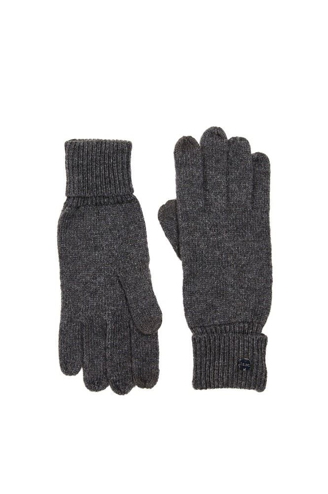 ESPRIT Recycelt Strickhandschuhe aus Woll-Mix 991EA1R301 OneSize | E020 DARK GREY | 