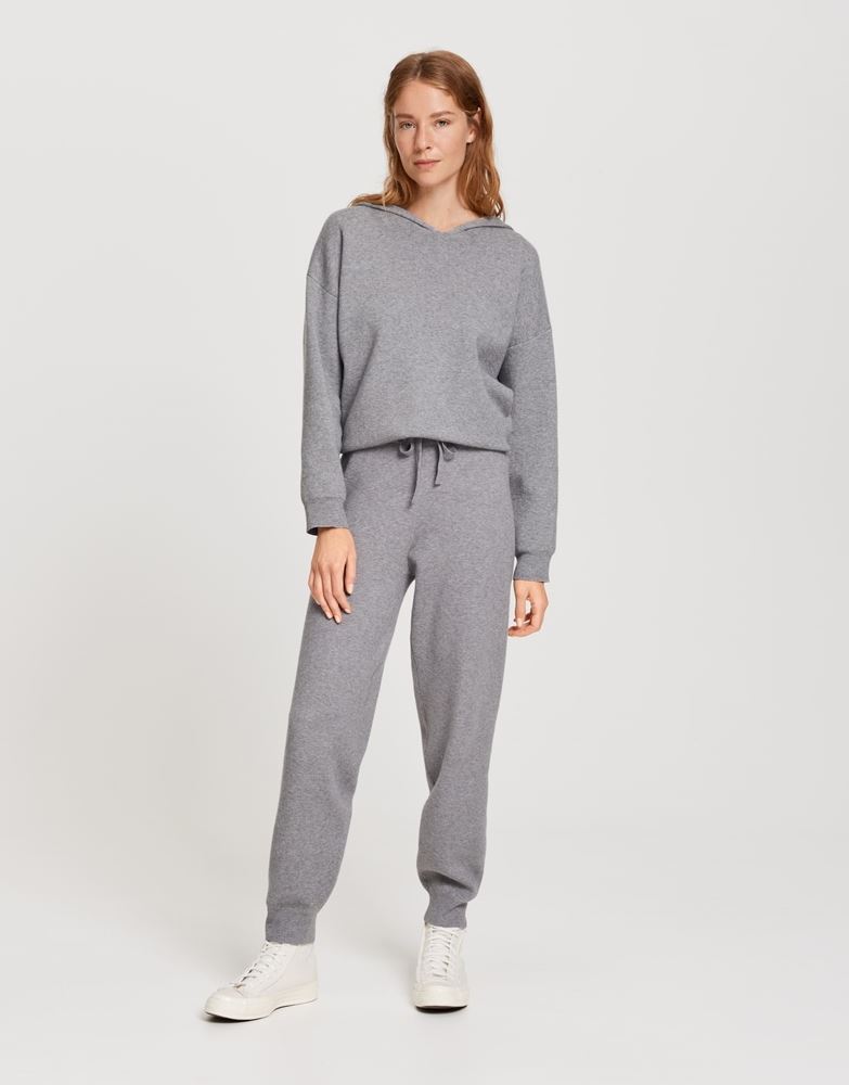 OPUS Strickhose Merio Viskose-Mix Jogger grau S21 247374873 38 | 8072 easy grey | 
