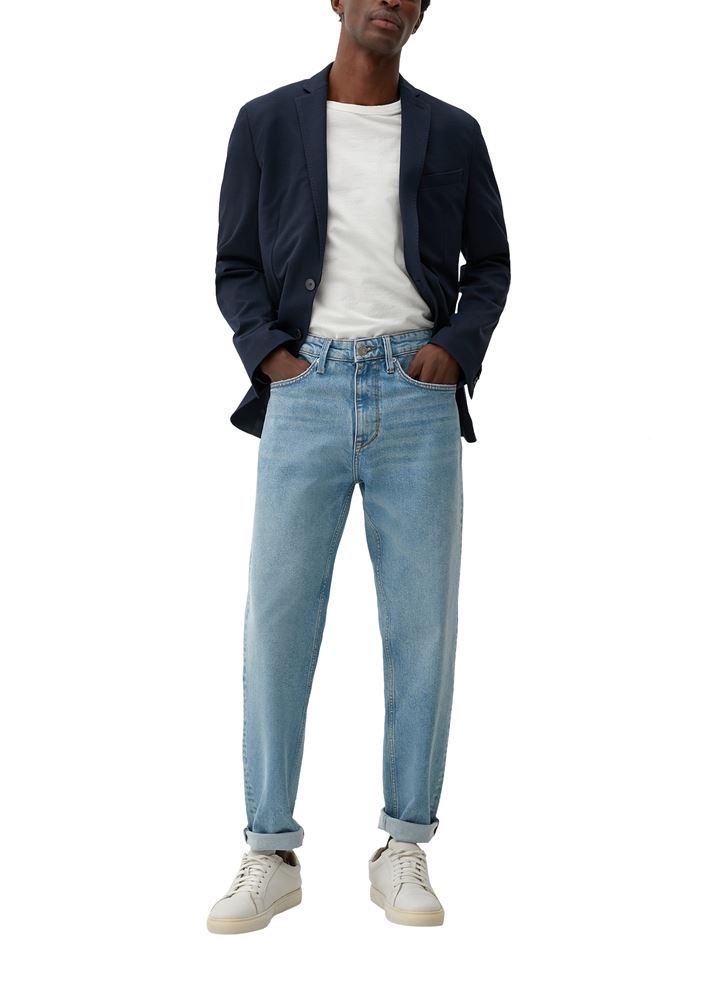 s.Oliver Sakko aus elastischer Webware blau S13 Noos 2130159 