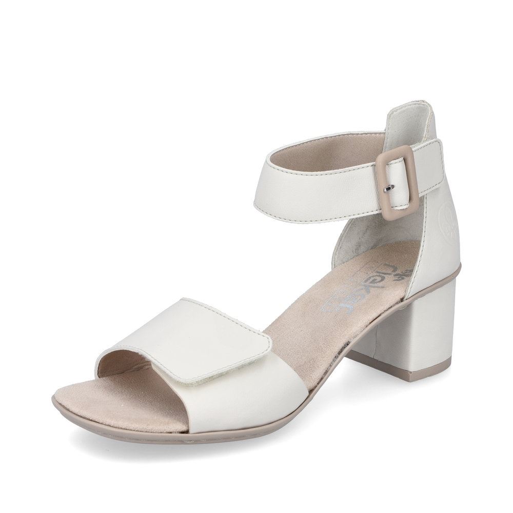 Rieker Damen Riemchensandaletten hellbeige S13 64750-60 