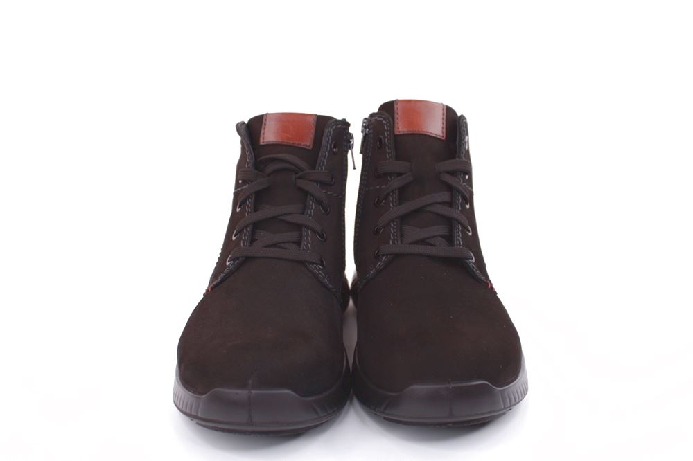 Jomos Herren Stiefelette Leder TEX- Membran Warmfutter Comfortweite H schwarz S22 326901 48 | 0065 schwarz/tu | 