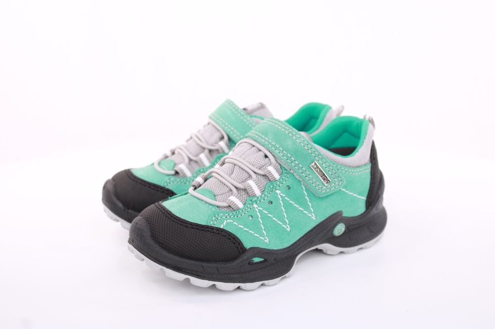 Imac Kinder Outdoor- Sneaker Halbschuh TEX- Membran Klettverschluss grau, grün S13  381918 
