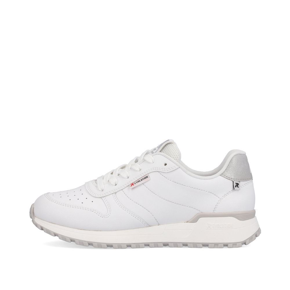 Rieker EVOLUTION Damen Sneaker Leder Wechselfußbett weiß S13 W0600-80 