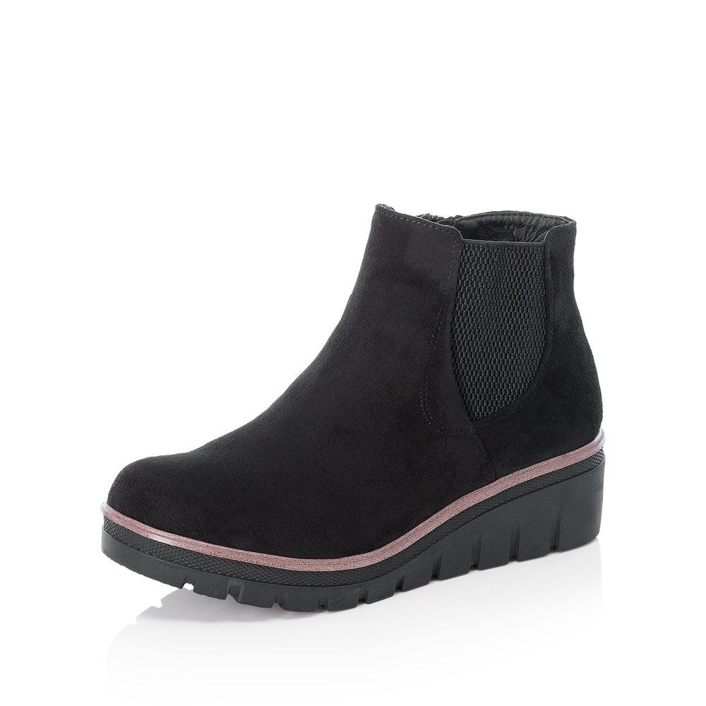 Rieker Keilstiefelette schwarz S21 99182-00 41 | black | F