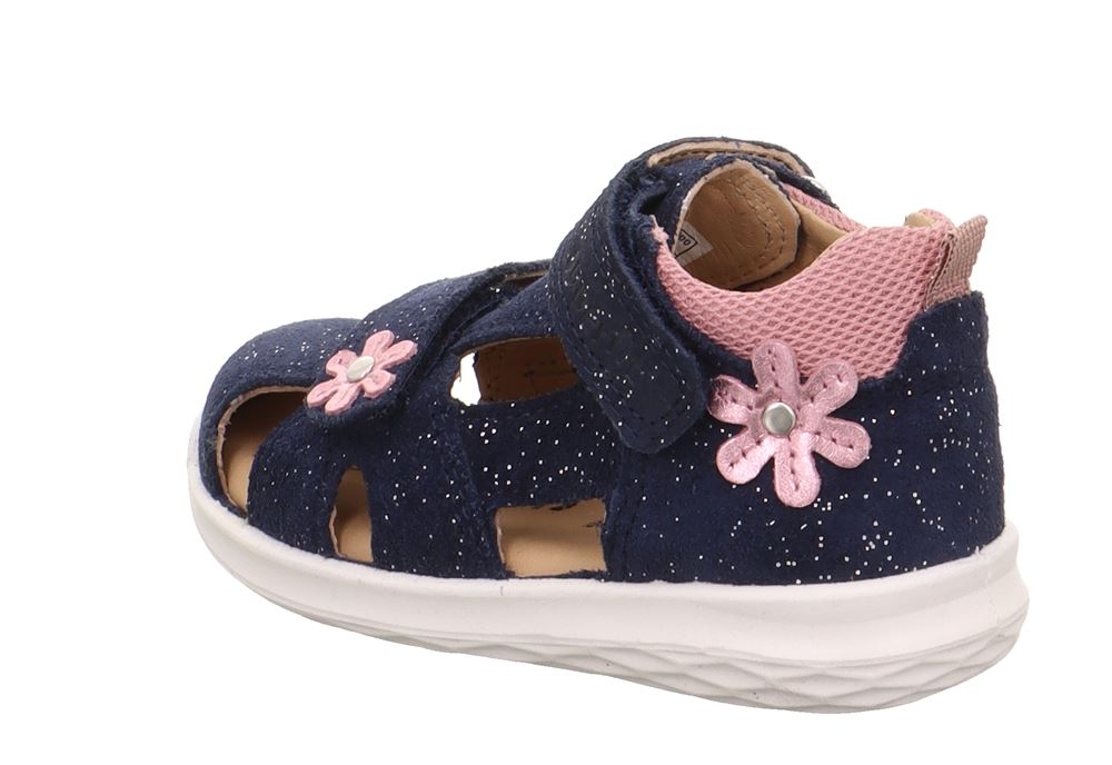 Legero Sandale mit Klettverschluss BUMBLEBEE - blau/rosa S13  1-000388-8000 