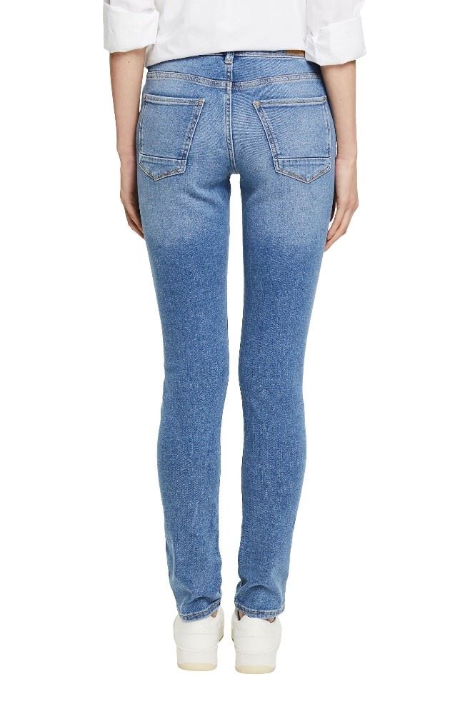 ESPRIT Stretch-Jeans aus Organic Cotton 990EE1B330 W27 | E903 BLUE LIGHT | L32