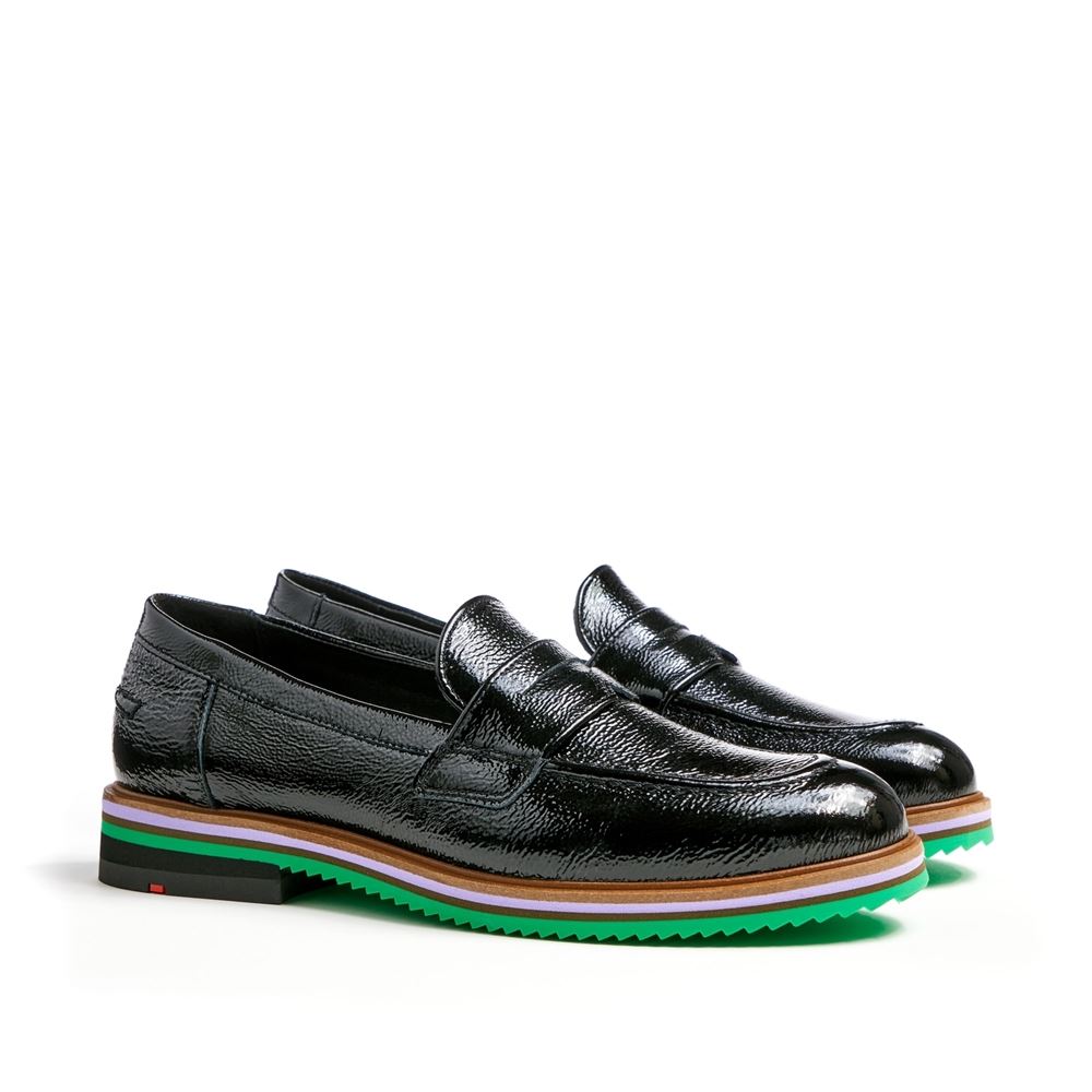 Lloyd Damen Slipper UMI Glanzleder schwarz S13 13-827-40 