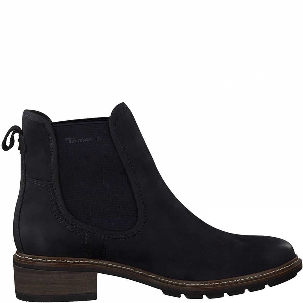 Tamaris Chelsea Boot blau  S21 1-1-25440-27 36 | 805 NAVY | 