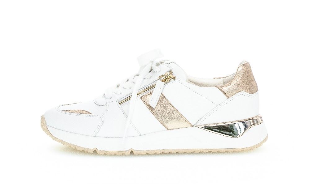 Gabor Sneaker weiß 66.478.51 6,5 | weiss/champagne | G