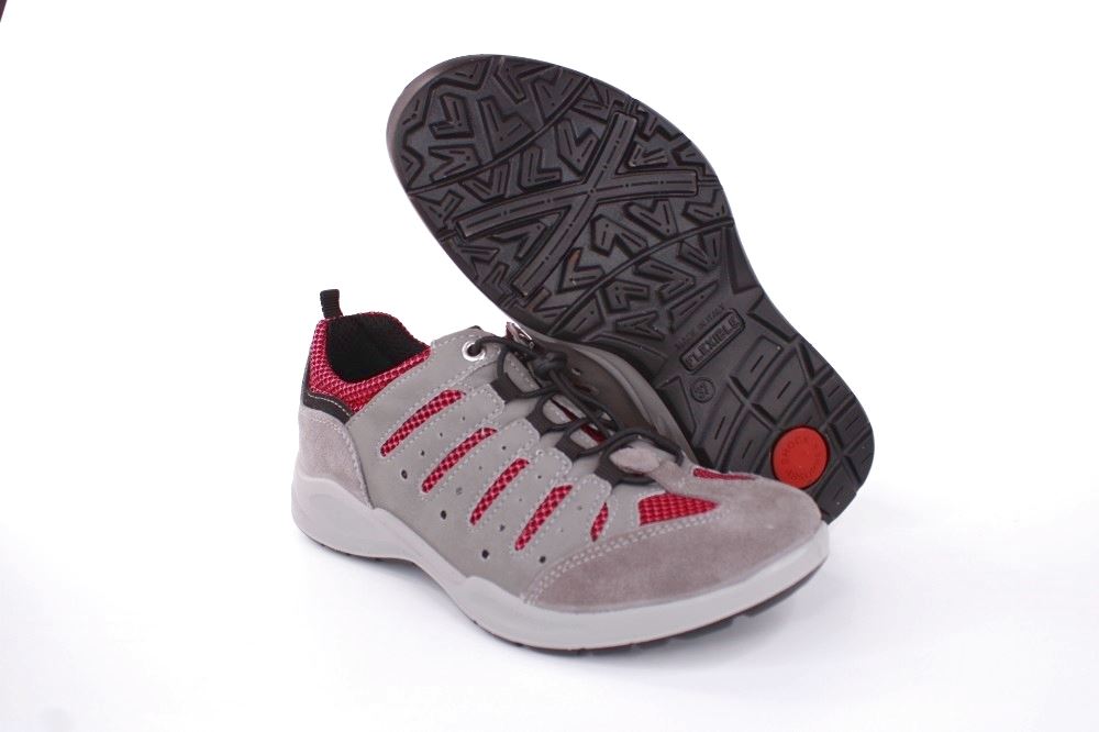 IMAC Damen Halbschuh Wanderschuh Schnellschnürung blau grau S12 156650 37 | grigio/fucsia | 