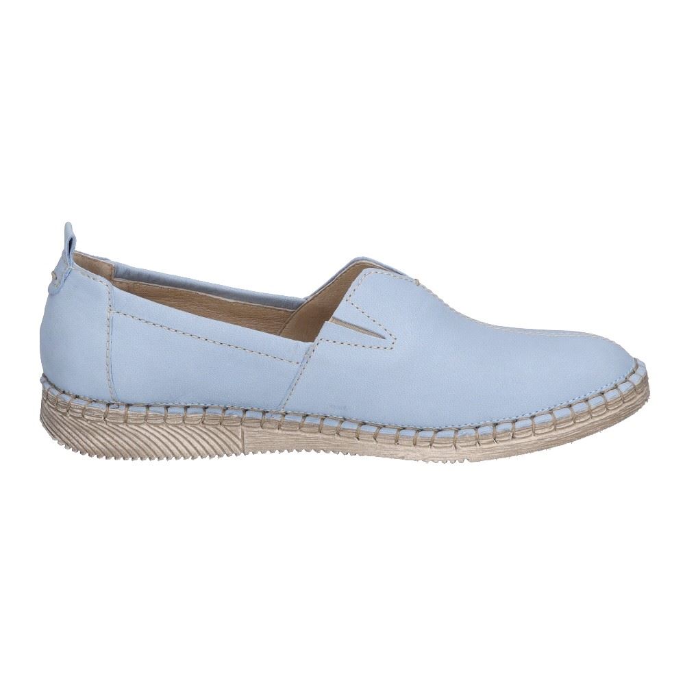 JOSEF SEIBEL Sofie 38 Damen Slipper Leder grün blau S12  71838 41 | 535 skyblue | 