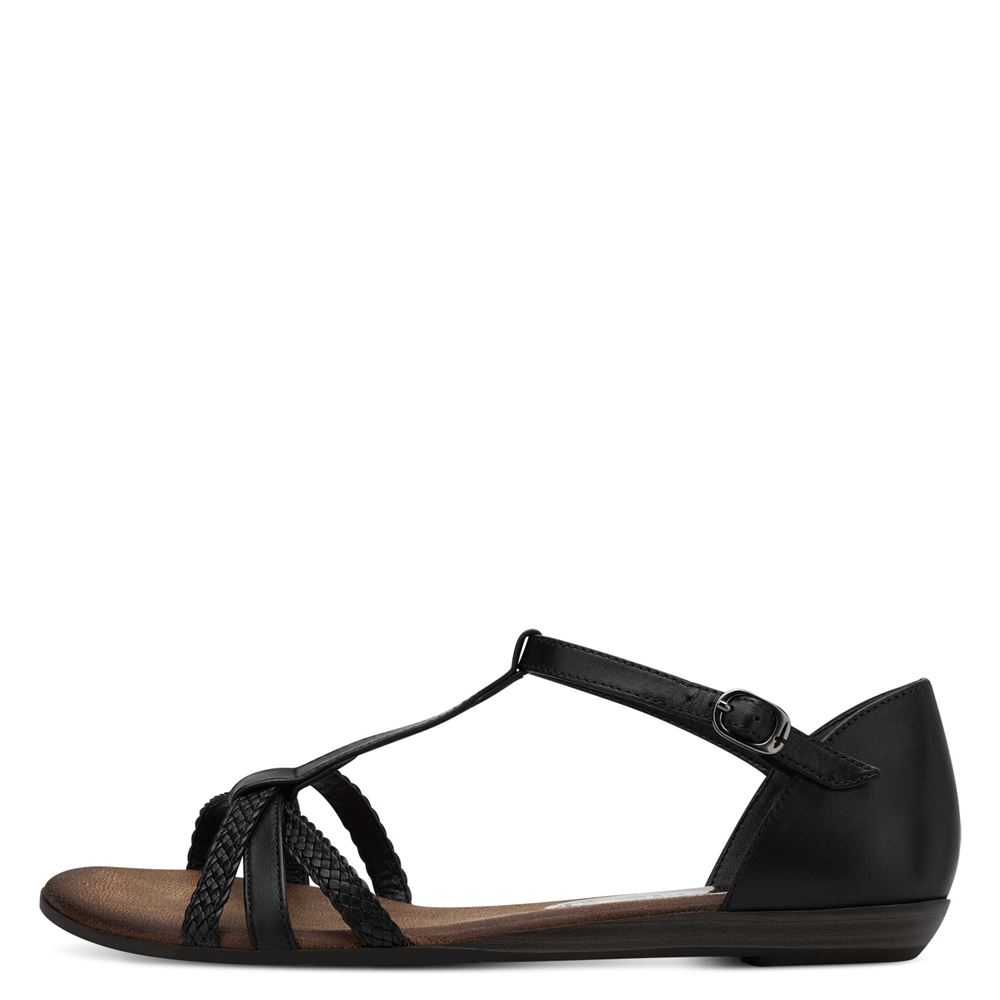Tamaris Sandale Blockabsatz schwarz S13  1-1-28137-20 