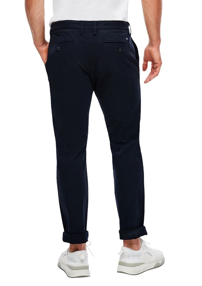 Slim Fit Chino aus Baumwoll Twill 2040457 W30 | 5978 dark blue | L34