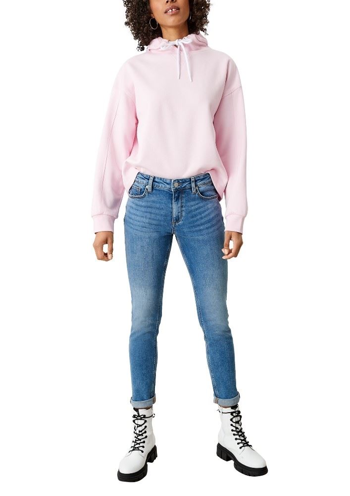 QS designed by Slim Jeans mit schmalem Bein 2111327 