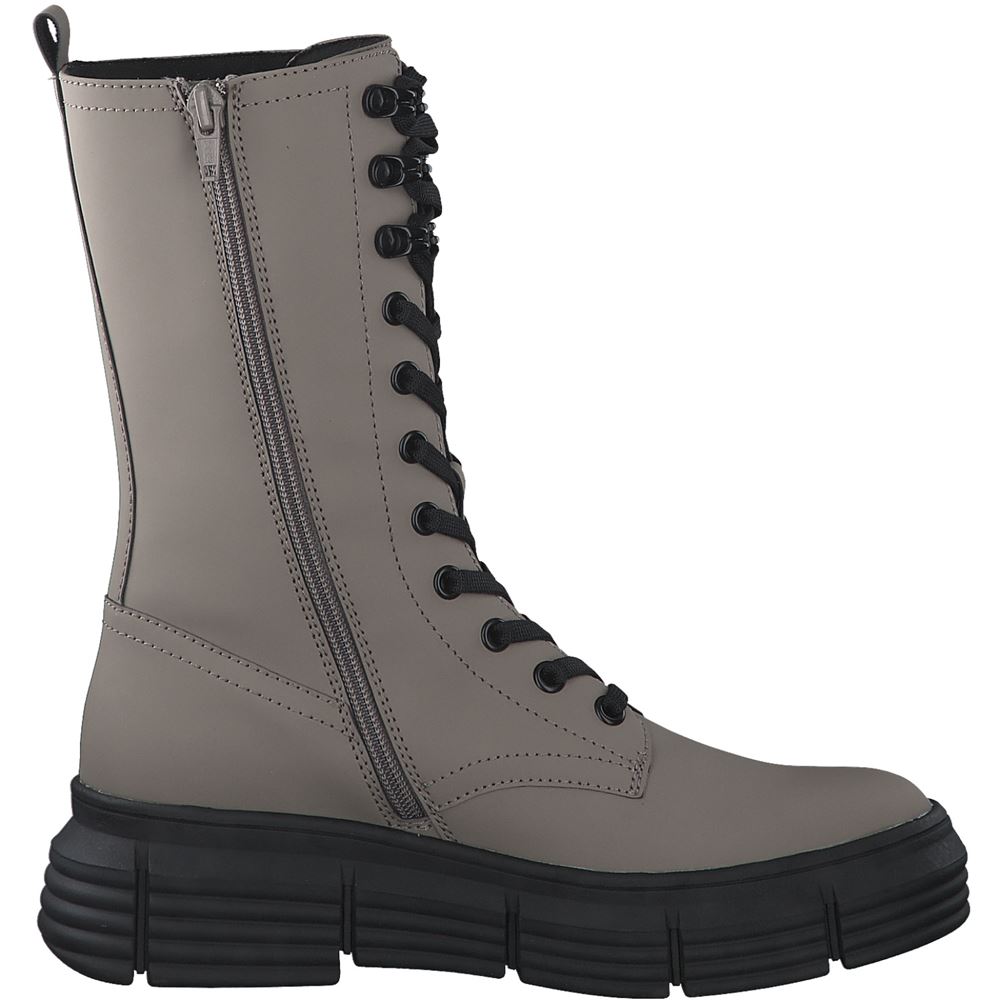 s.Oliver Damen Schnürstiefel grau S22 5-5-25211-29 39 | 341 TAUPE | 