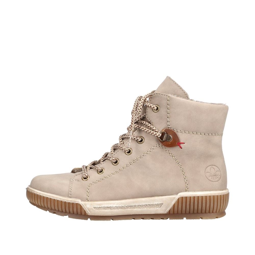 Rieker Antistress Damen Schnürboot Warmfutter beige S22 N0730-64 