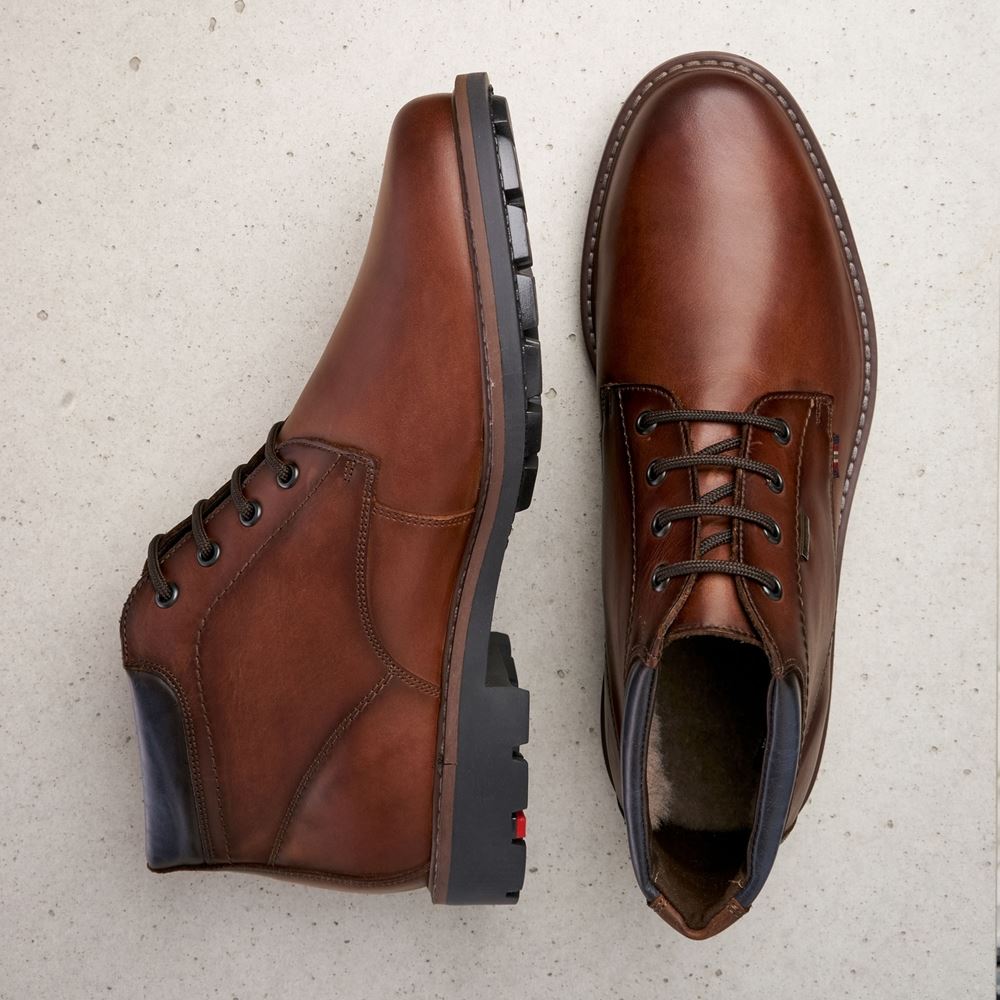 Lloyd Herren Stiefelette ABRAM braun Leder warm Goretex S22  21-570-13 