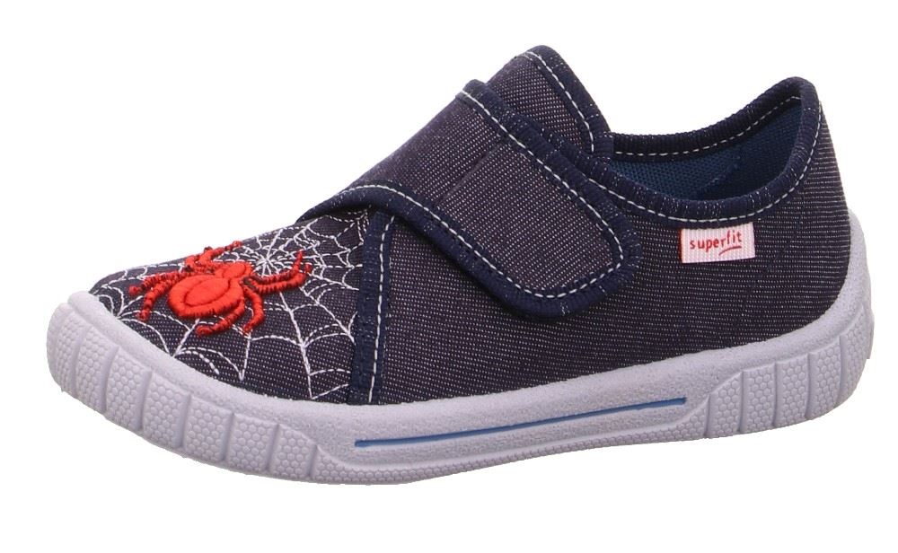 superfit Hausschuh BILL blau rot spider 1-000271-8100 