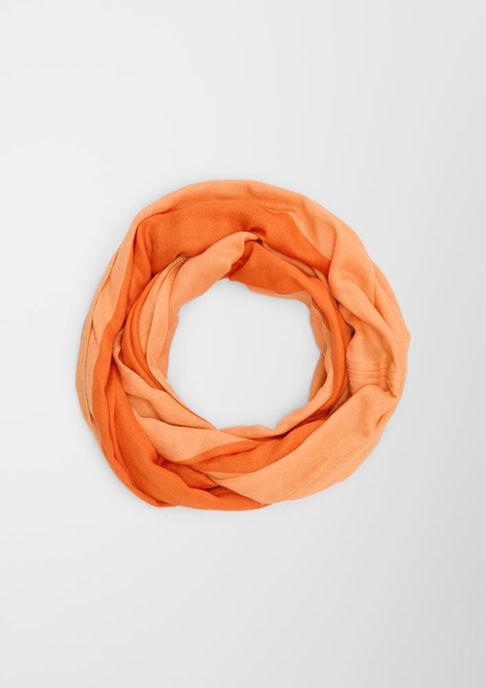 s.Oliver Loop-Schal aus Viskose und Baumwolle S22 2121550 OneSize | 2360 ORANGE | 