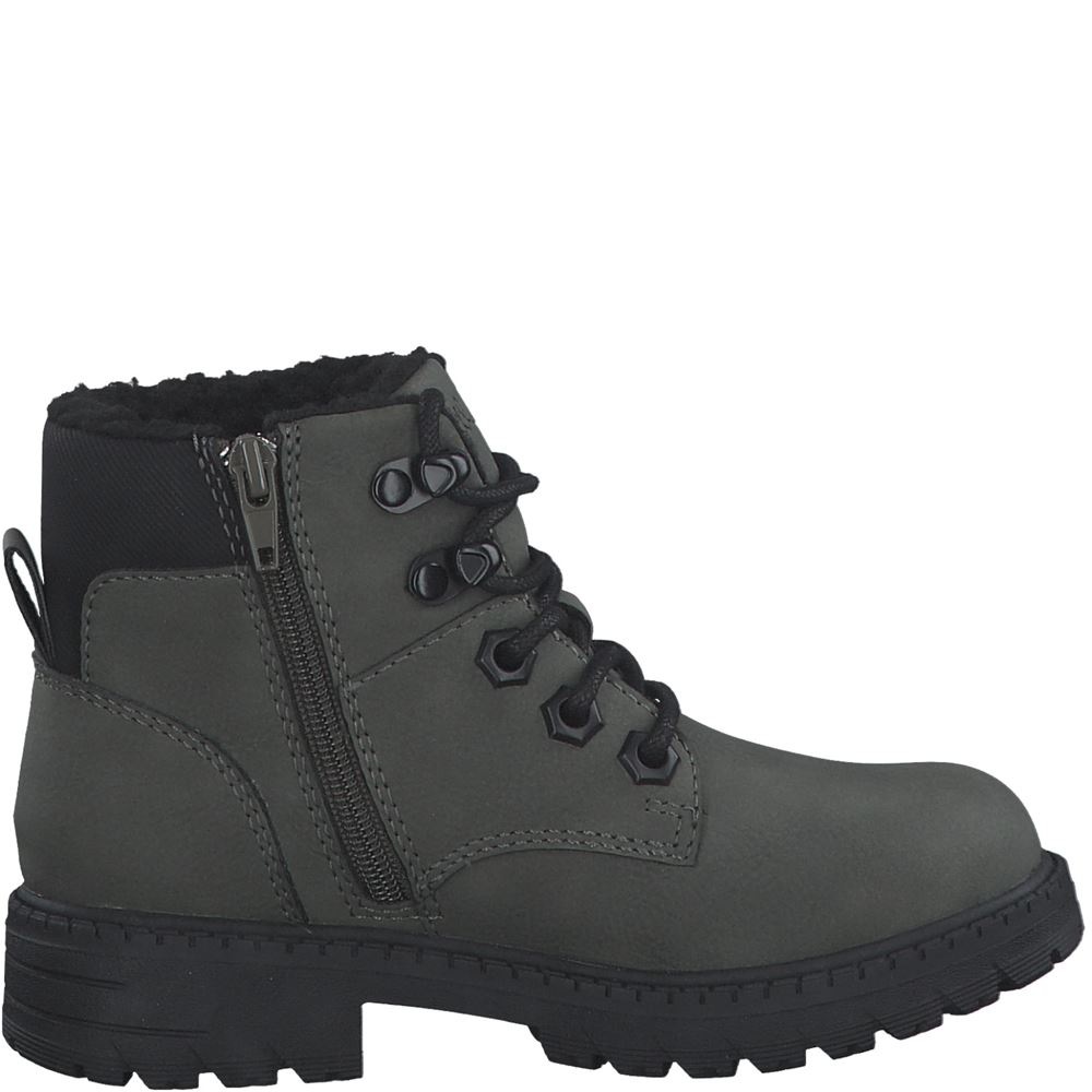 s.Oliver Kinder Jungen Schnürboots Schnürstiefel grün S22 5-5-46102-29 34 | 701 KHAKI | 