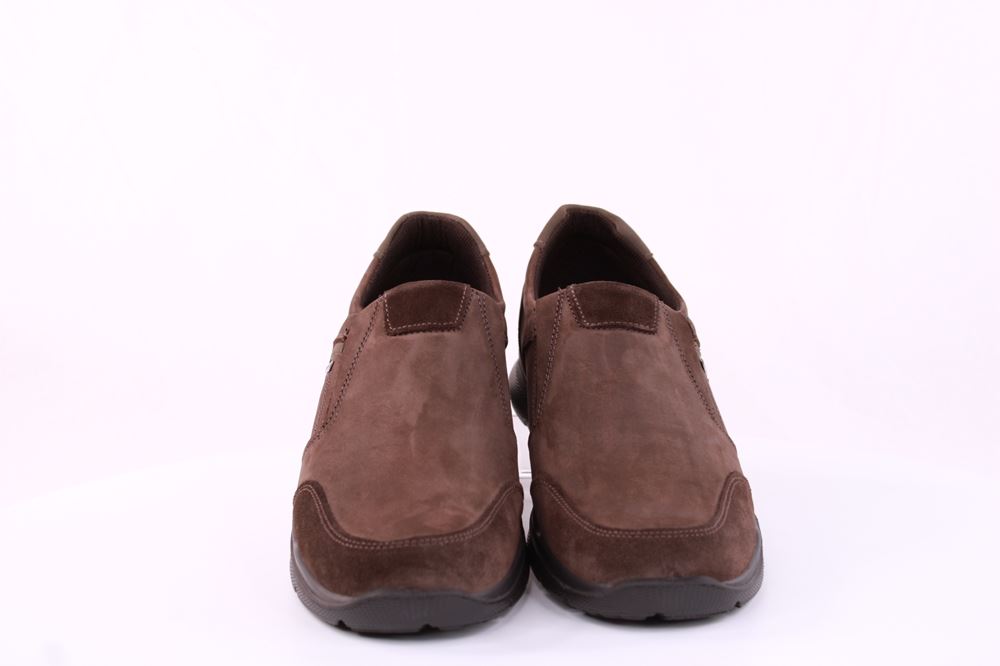 IMAC Herren Slipper Schlüpfschuh Nubukleder braun S21 803188 41 | caffe/marone | 