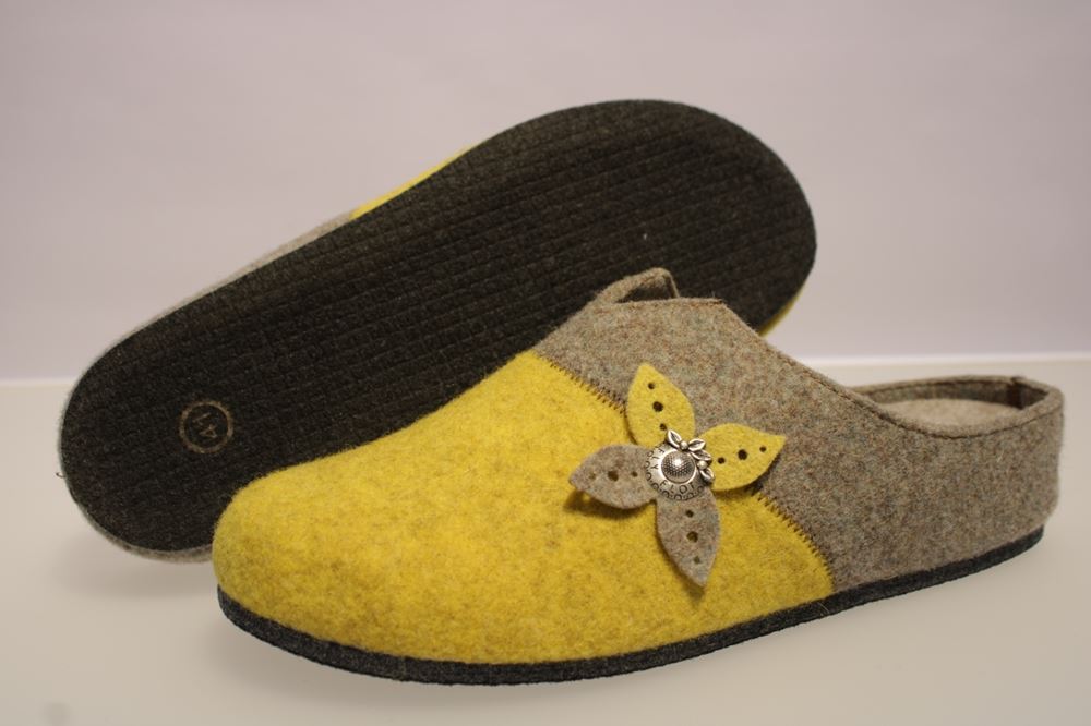 Fly Flot Hausschuh Hauspantolette gelb 863828 37 | gelb | 