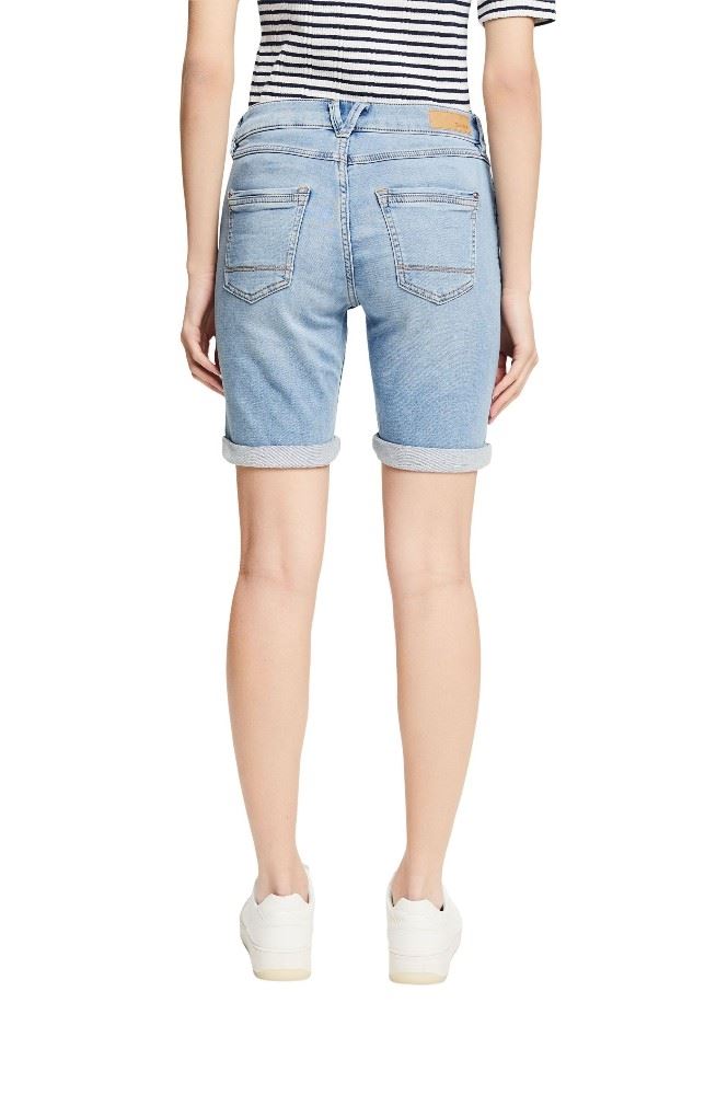ESPRIT Denim-Shorts aus Bio-Baumwoll-Mix 992EE1C311 W26 | E903 BLUE LIGHT | 