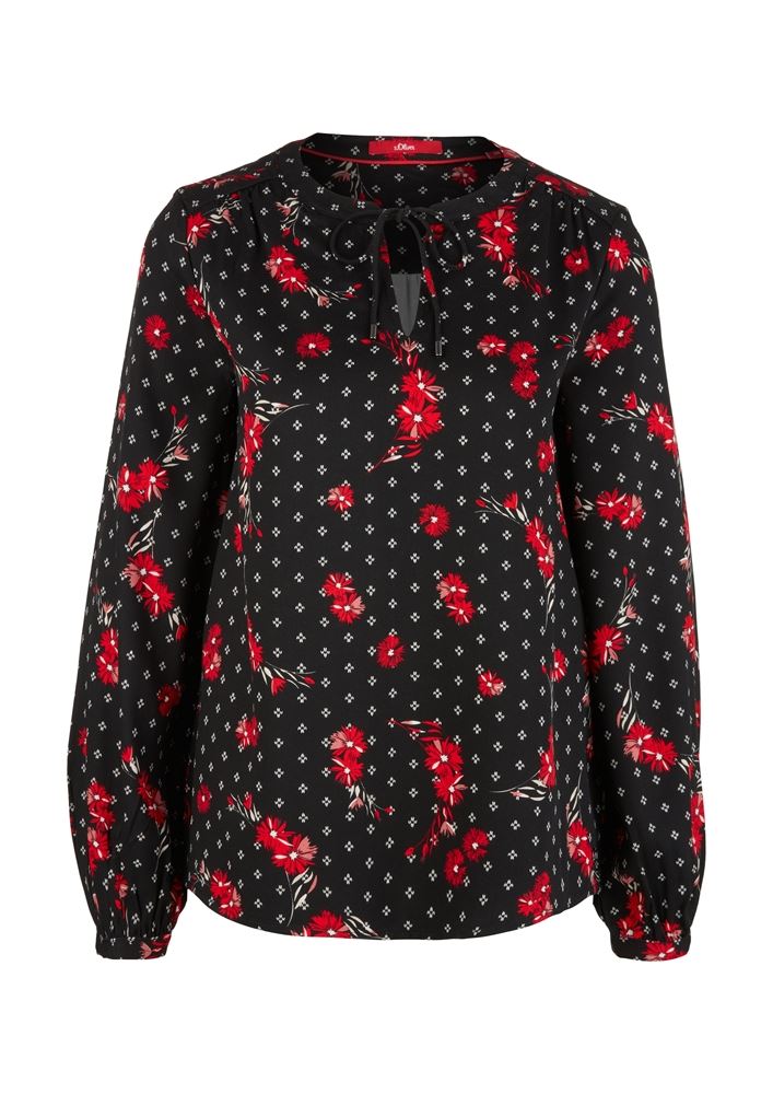 s.Oliver Bluse 2053279 38 | 99A0 Black All | 
