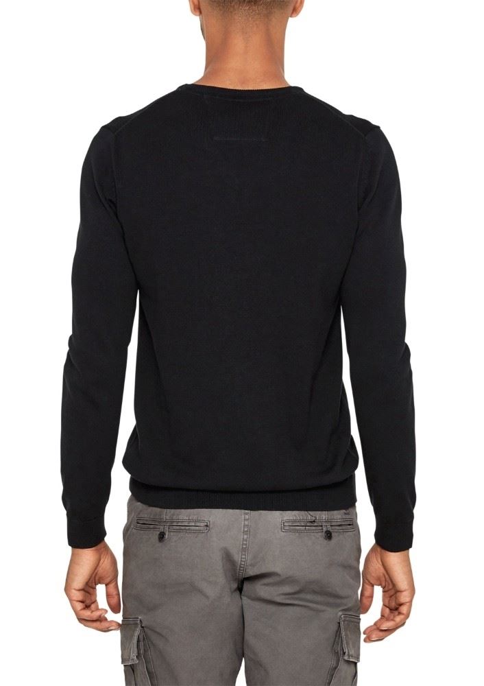 s.Oliver Pullover Strick V - Ausschnitt 03899614543 S | 9999 black | 