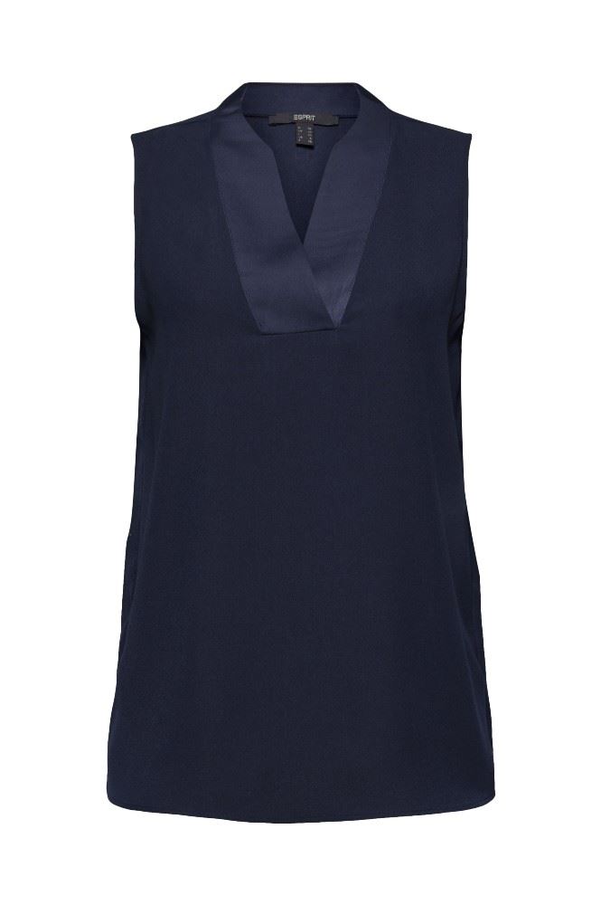ESPRIT Collection Blusentop blau 991EO1F304 38 | E400 NAVY | 