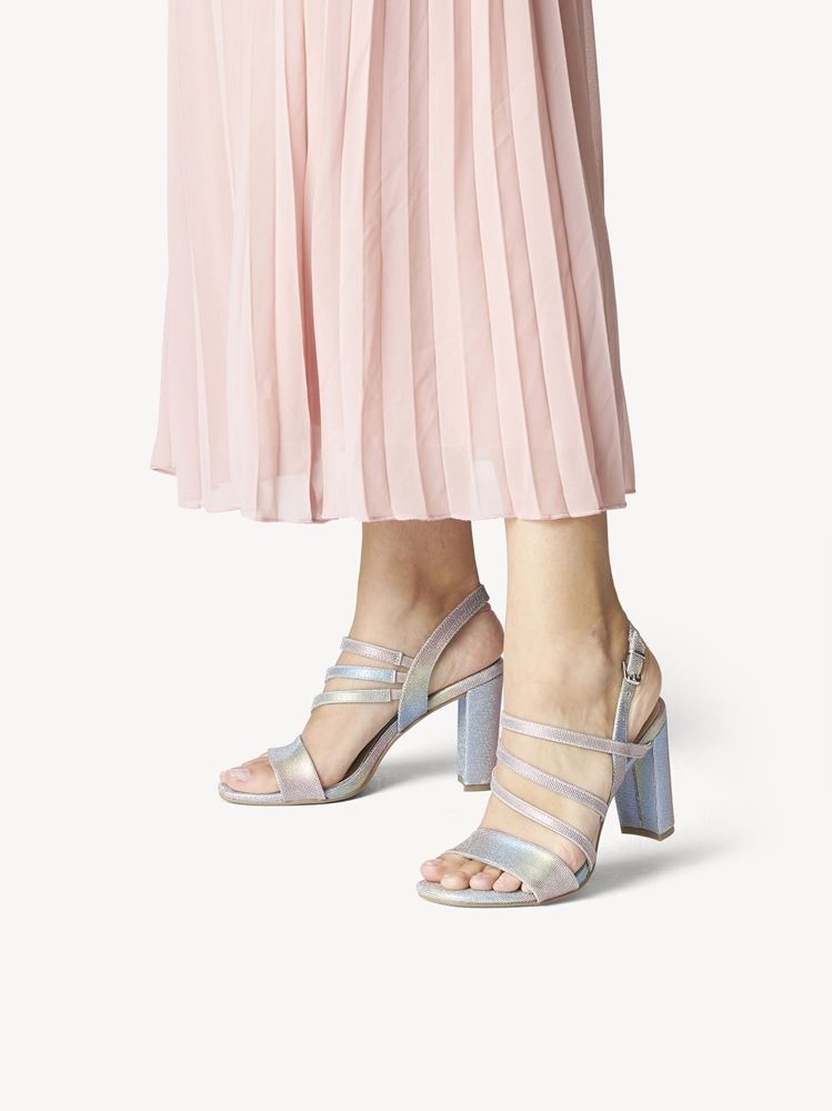 Marco Tozzi Sandalette rainbow metallic S13  2-2-88304-20 