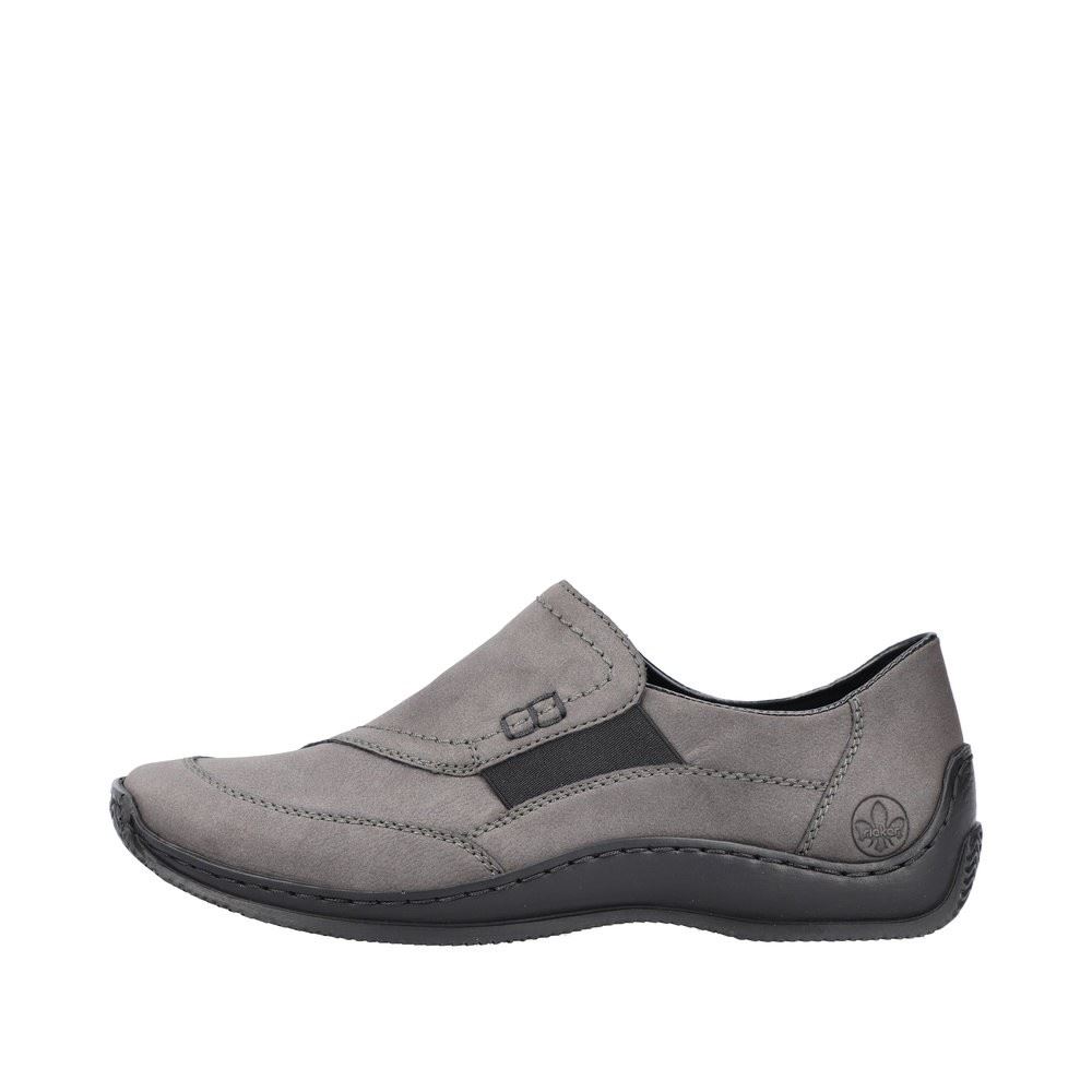Rieker Antistress Damen Slipper Schlupfschuh grau S22 L1791-45 