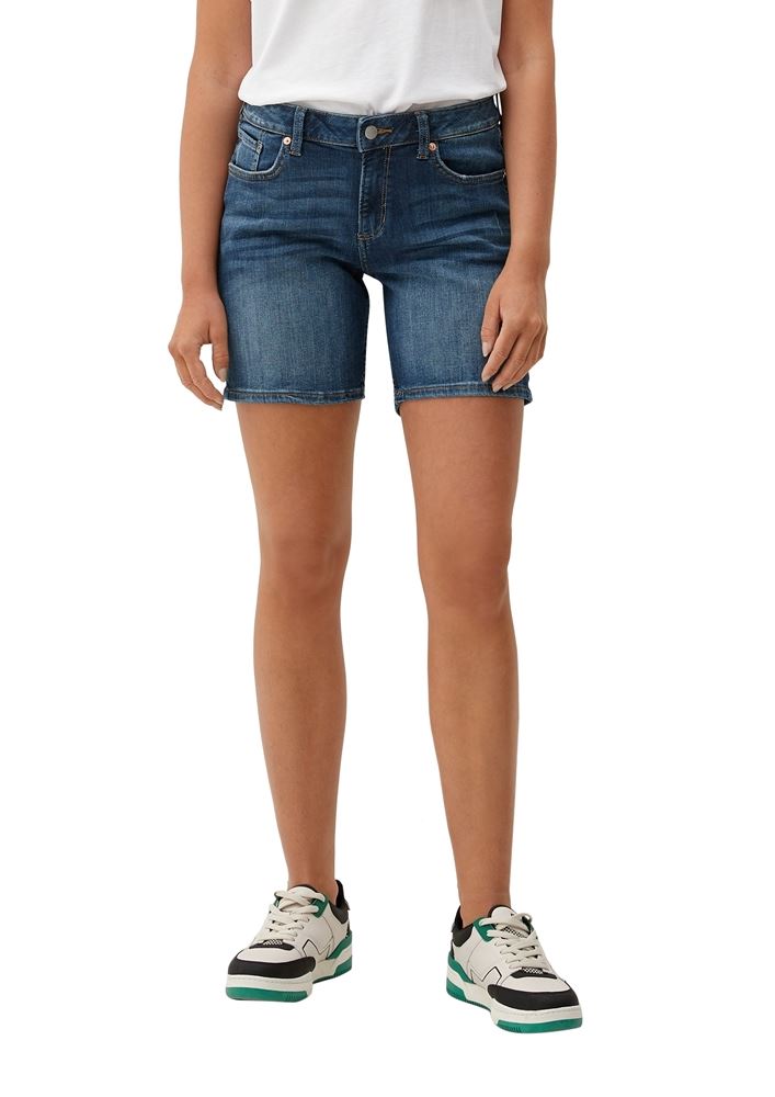 QS designed by Jeansshorts im Used-Look S13 2127874 