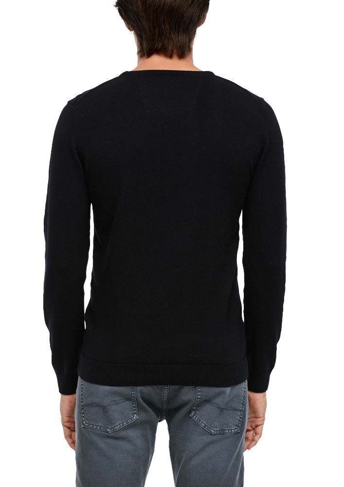 s.Oliver Feinstrickpulli schwarz 2040664 XL | 9999 black | 
