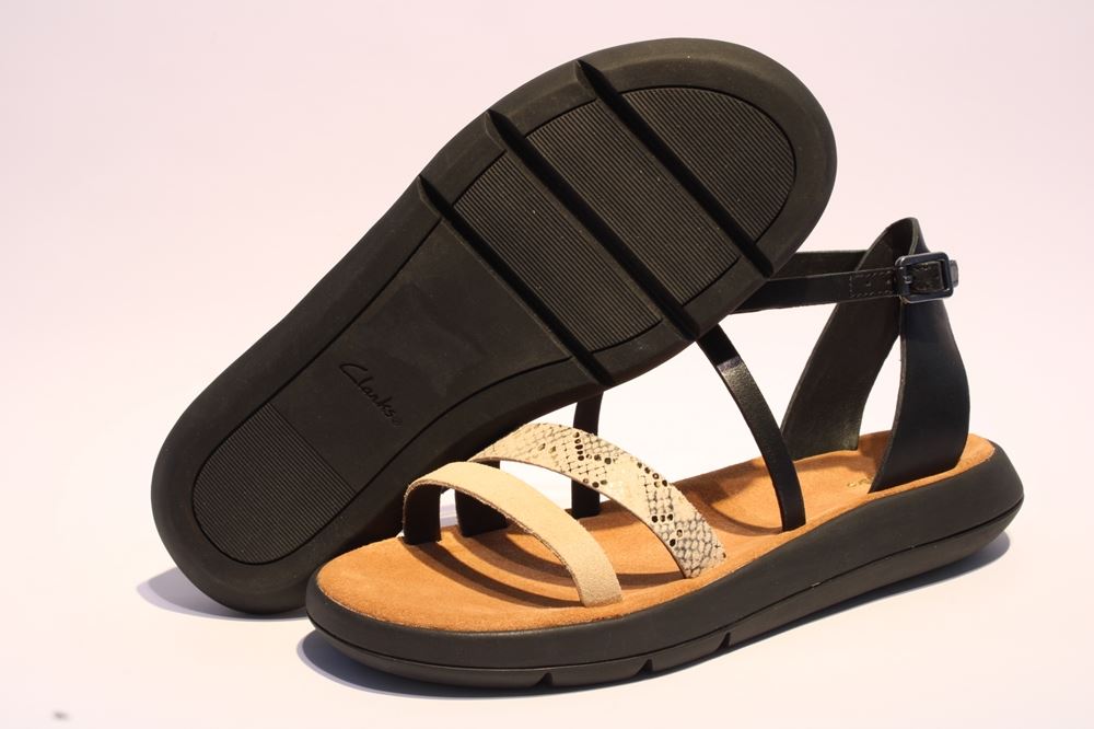 Clarks Jemsa Strap Sandale schwarz 26158474 