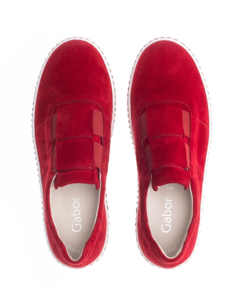 Gabor Sneaker Gummizug rot 43.335.15 6 | rubin | 