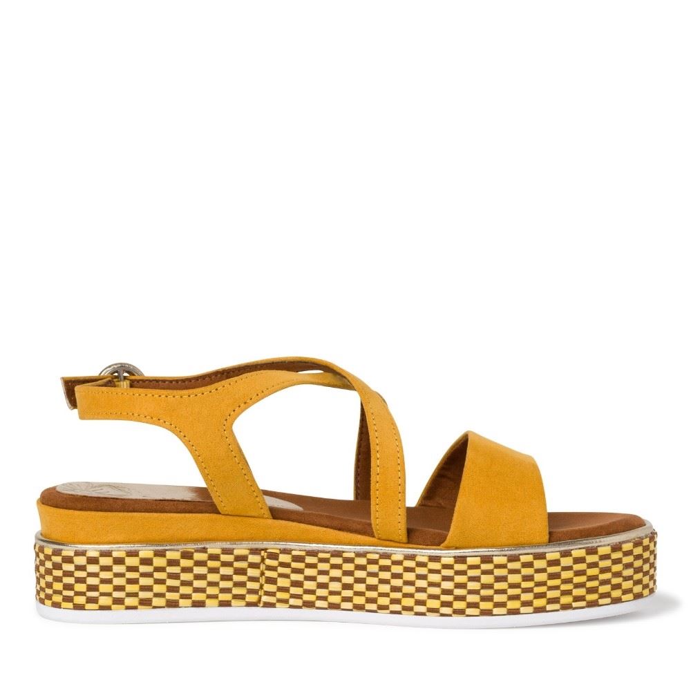 Marco Tozzi Sandale gelb 2-2-28740-24 39 | 656 SAFFRON COM | 