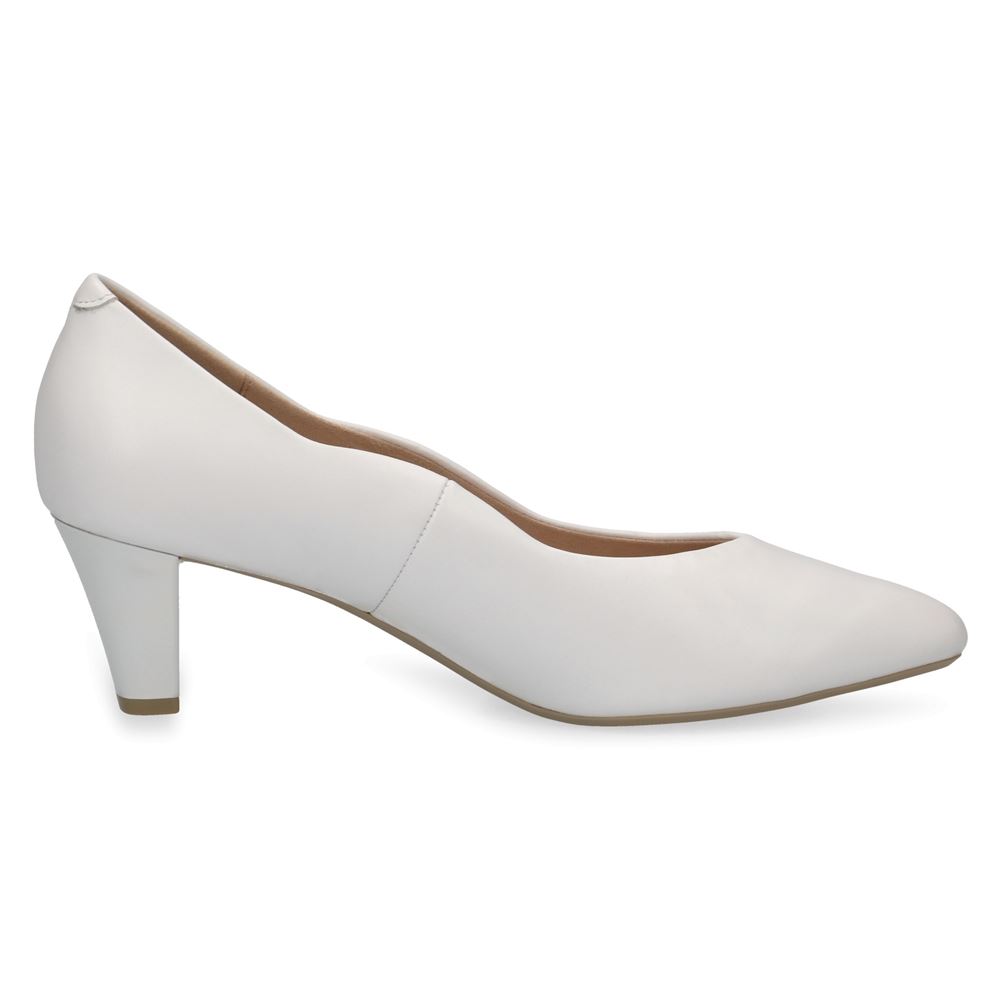Caprice walking on Air Pumps Leder weiß S13 9-9-22400-20 