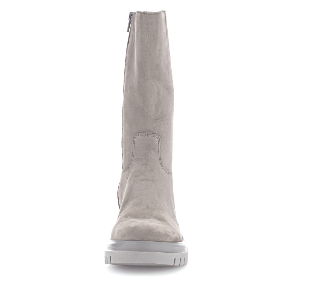 Gabor Biker- und Combat Boots Rauleder grau S22 91.786.19 5 | fango (fumo) | F