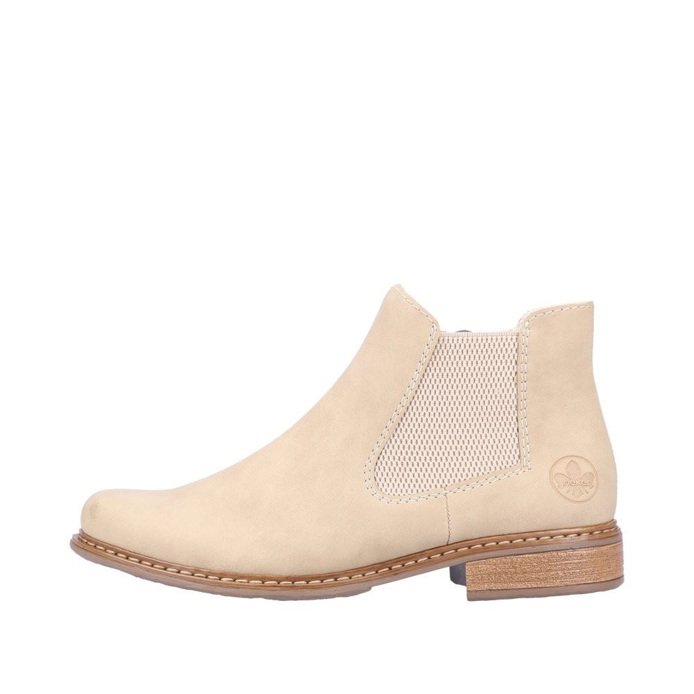 Rieker Antistress DameChelsea- Boots Stiefelette beige S22 Z4994-60 42 | porzellan/ginge | F
