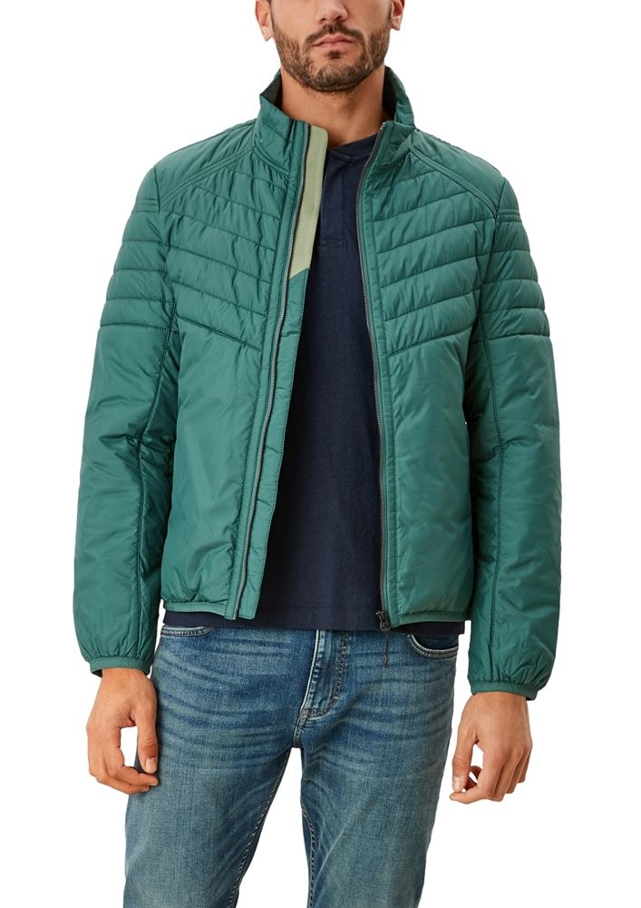 s.Oliver Herren Jacke 3M Thinsulate Wattierung grün S12   2109219 L | 7952 khaki/oliv | 