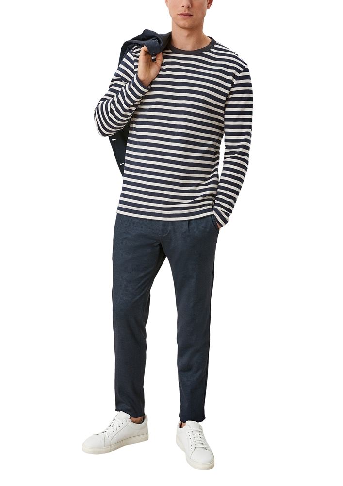 s.Oliver Longsleeve in Streifenoptik navy 2109628 